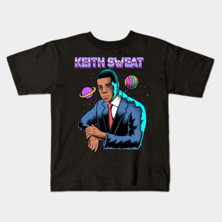 Keith Sweat - 90's Space Design Kids T-Shirt